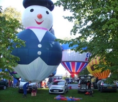 OO-SNOWMAN model balloon